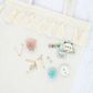 ALPHABET CRYSTAL ROUND BEADS 30PCS