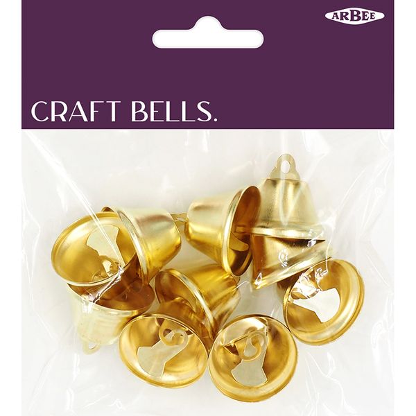 True Bells 25mm Gold Pkt 10