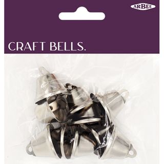 True Bells 25mm Silver Pkt 10