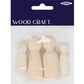ABREE WOODEN PEOPLE FAMILY 4PCS
