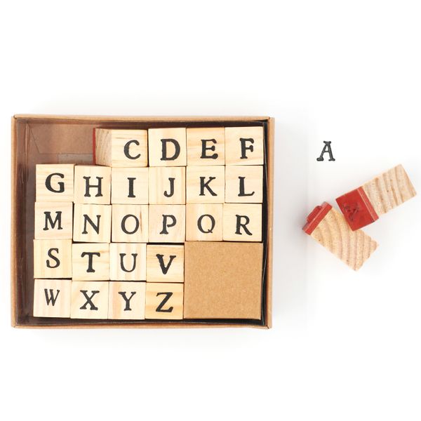 ARBEE STAMPS ALPHABET 26PCS