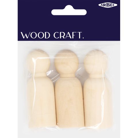 ARBEE WOODEN PEOPLE BOY 3PCS