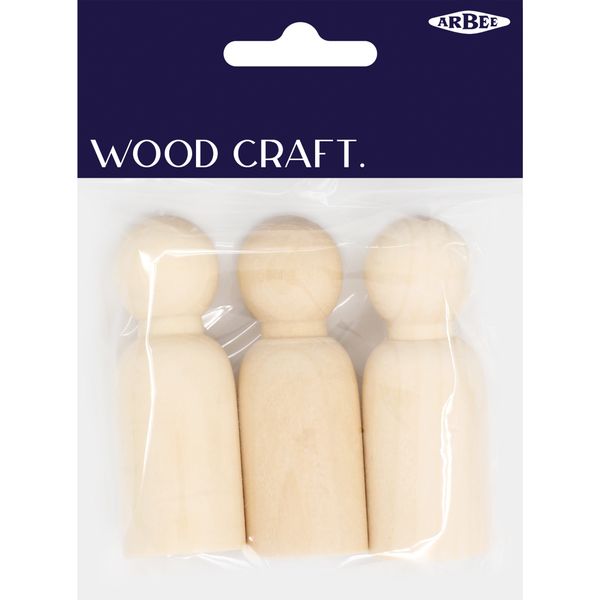 ARBEE WOODEN PEOPLE BOY 3PCS