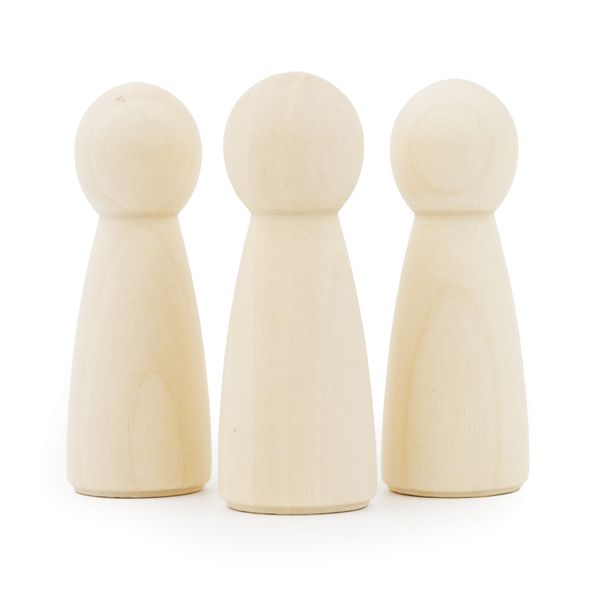 ARBEE WOODEN PEOPLE GIRL 3PCS