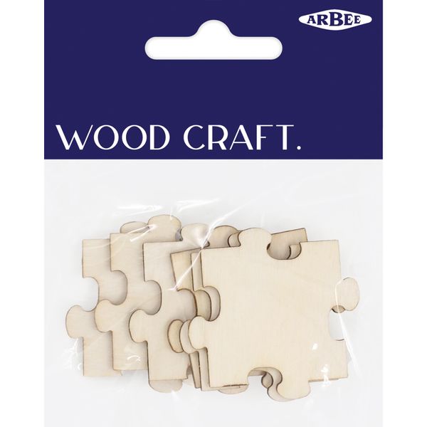 ARBEE WOODEN PUZZLE PIECES 6PCS