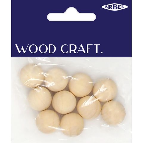 ARBEE WOOD SPHERES 1.5CM