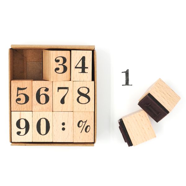 ARBEE STAMPS NUMBERS 10PCS