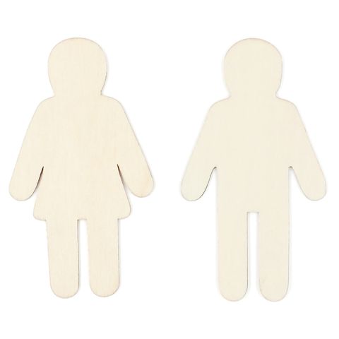 ARBEE WOOD PERSON FEMALE AND MAN 2PCS