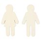 ARBEE WOOD PERSON FEMALE AND MAN 2PCS