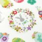 EASTER STICKERS BUNNY W FLOWERS-EGGS 1SH