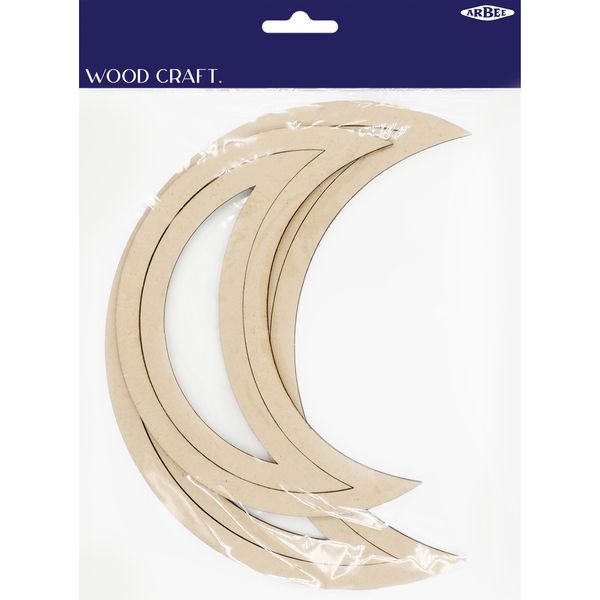 ARBEE WOODEN FRAMES MOON 4PK