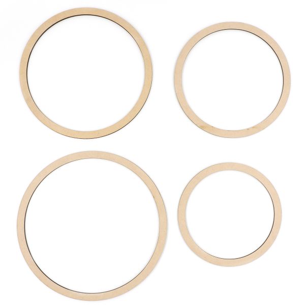 ARBEE WOODEN FRAMES CIRCLE 4PK