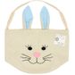 EASTER BUNNY HESSIAN BASKET BLUE 1PC