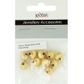 Jf Spacer Ridge Ball 10Mm Gold 10Pcs