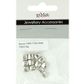 Jf Spacer Metal Cube 6Mm Dk Slv 12Pcs