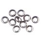 Jf Spacer Metal Round 10Mm Dk Slv10Pcs