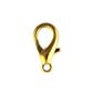 Jf Clasp Lobster 21Mm Gold 6Pcs