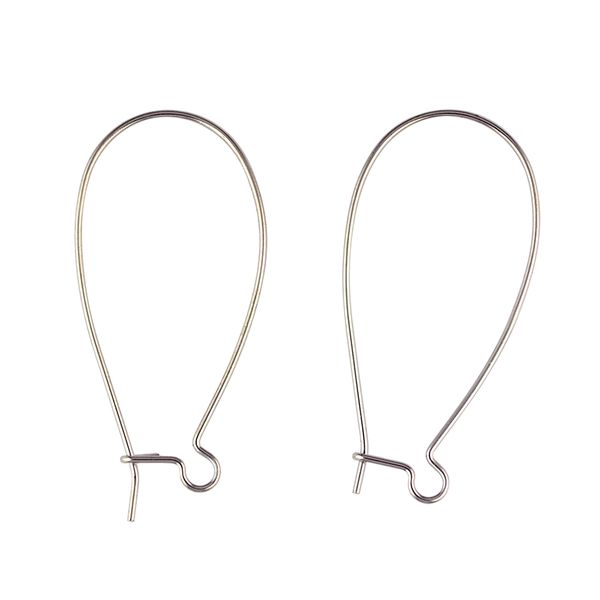 Jf Earring Loops 35Mm Silver 10Pcs