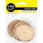 CRAFT WOOD STEPPING STONES 5PCS