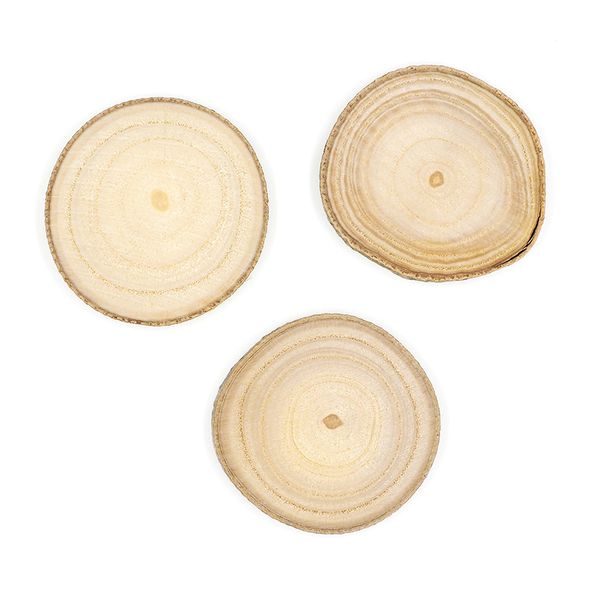 CRAFT WOOD STEPPING STONES 5PCS