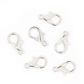 JF LOBSTER CLASP 21MM SILVER 6PCS