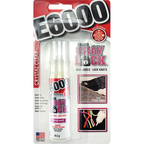 CRAFT GLU E6000 FRAY LOCK CLEAR 61.3g - Arbee Craft