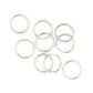 JF SPLIT RINGS 16MM SILVER 12PCS