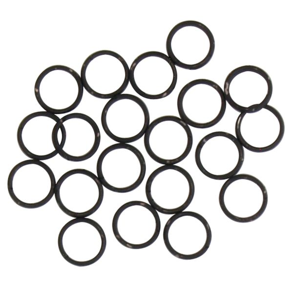 Split Rings 6mm Black 60Pcs