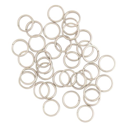 Split Rings 6mm Dark Silver 60Pcs