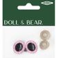 GLITTER BEAR EYES PINK 2PK