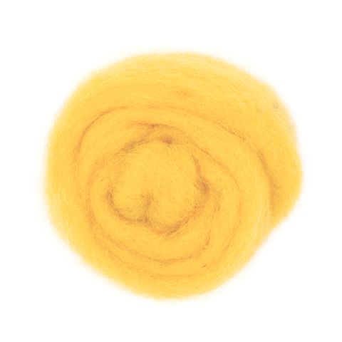 Combed Wool Yellow 10g