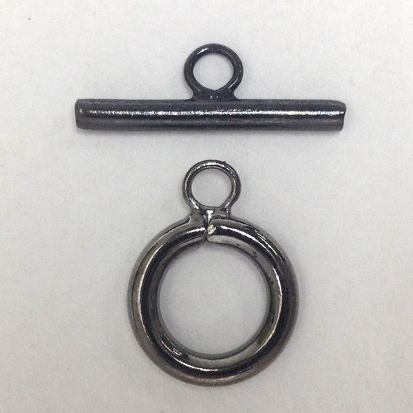 Toggle & Clasps Black Nickel 3 Sets