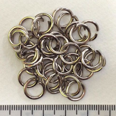 Jump Rings Nickel 10mm 25gms