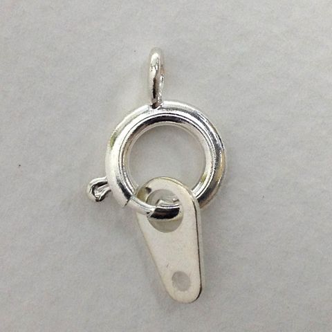 Clasps Silver 9mm Pkt 30