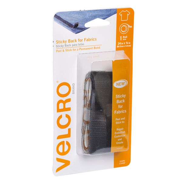 Velcro StickyBk Fabrics Hook Loop Tape Arbee Craft