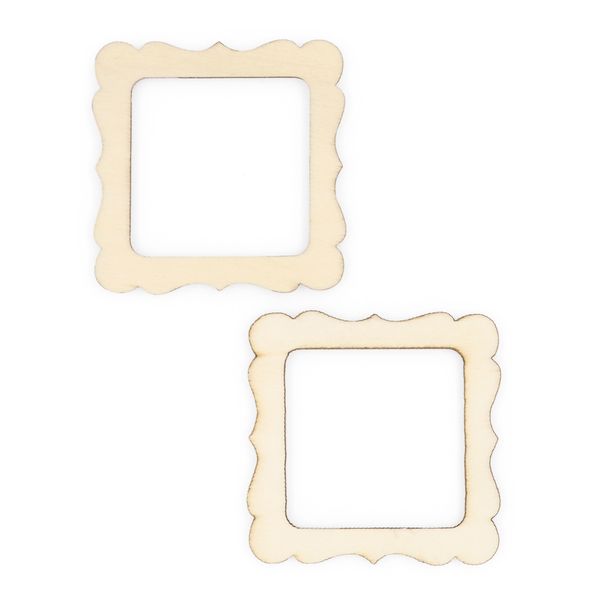 WOOD FRAME SQUARE 2PCS Arbee Craft