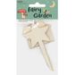 WOOD GARDEN STAKE SHAPES 3PCS