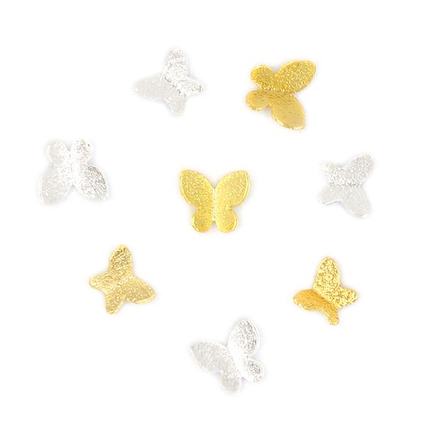 MINI BUTTERFLIES METAL 8PCS