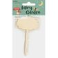 WOOD GARDEN STAKE SIGNS 3PCS