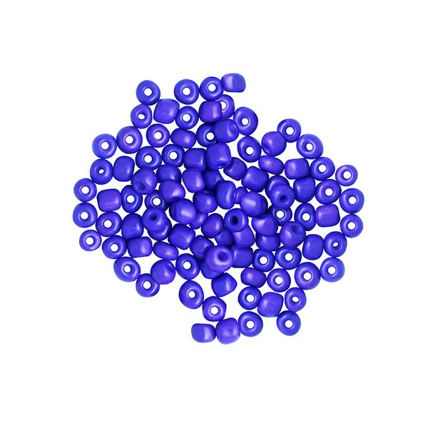 Bead Glass Seed 3.6Mm Solid Purple 25G