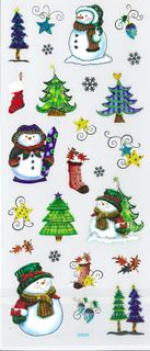 Stickers Transparent Snowman