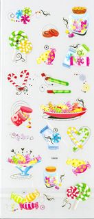 Stickers Transparent Candy