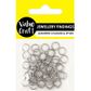 JF SPLIT RINGS 8MM SILVER 50PCS