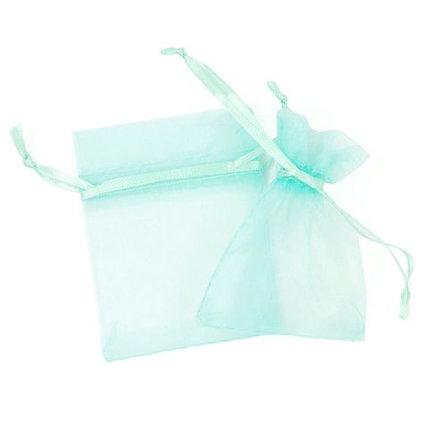 ORGANZA MINI 10CM x 7.5CM MINT 7PCS