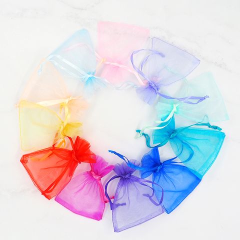 ORGANZA MINI 10CM x 7.5CM MINT 7PCS