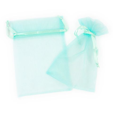 ORGANZA SMALL 17CM X 12.5CM MINT 5PCS