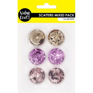 CRAFT SCATTERS 6 POTS MIX ASSORTED