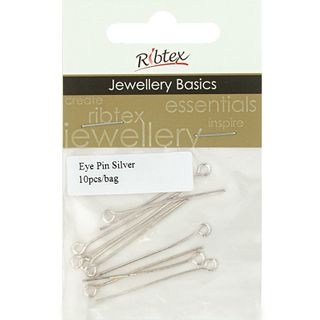 Eye Pins 35mm Silver 10Pcs