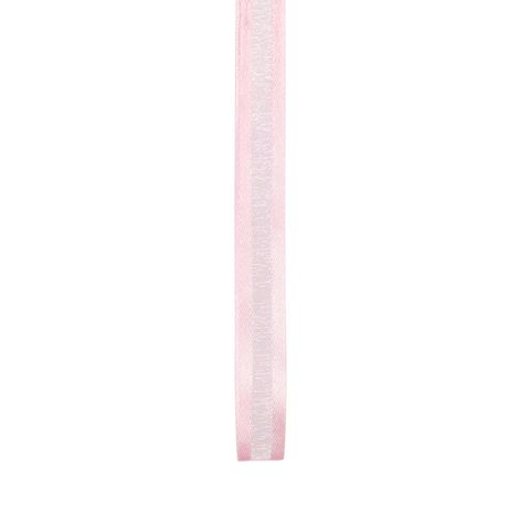 Ribbon 10mm Satin Edge Sheer Baby Pink