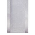 RIB 38MM SATIN EDGE SHEER SILVER 23M